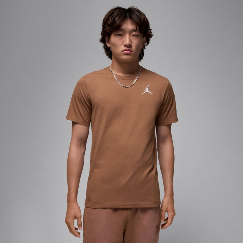Jordan Jumpman Embroidered Tee Archaeo Brown - Pánske - Tričko Jordan 66359324