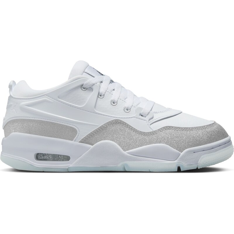 Air Jordan 4 RM White Metallic Silver Wmns - Dámske - Tenisky Jordan - 66359408