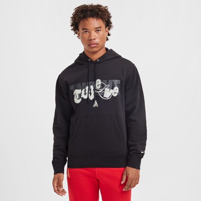 Nike Ja Club Fleece Basketball Hoodie Black - Pánske - Mikina Nike - 66359432