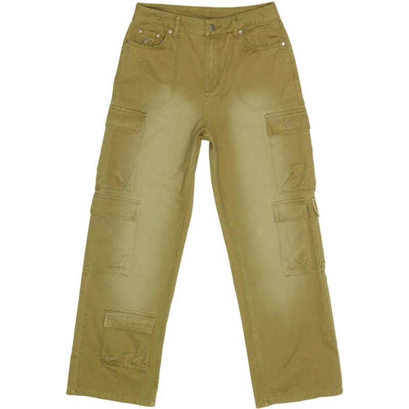 Karl Kani Signature Multipocket Wmns Cargo Pants Green - Dámske - 66359708
