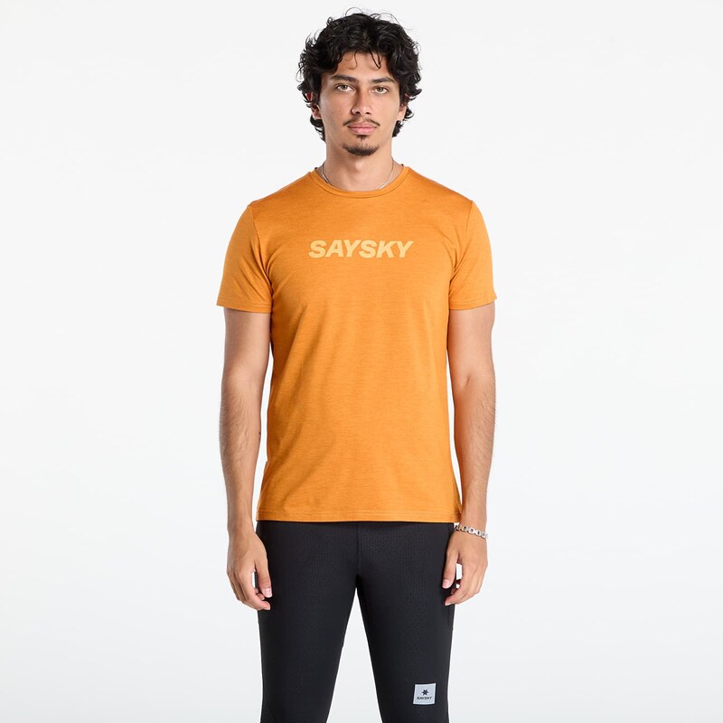 Tričko SAYSKY Logo Pace T-Shirt Orange S 65390956
