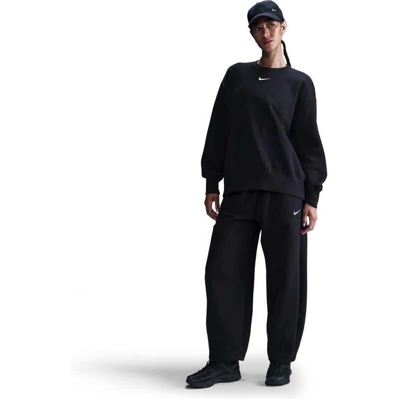 Nike Sportswear Phoenix Fleece Wmns Oversized Crewneck Black - Dámske 66359755