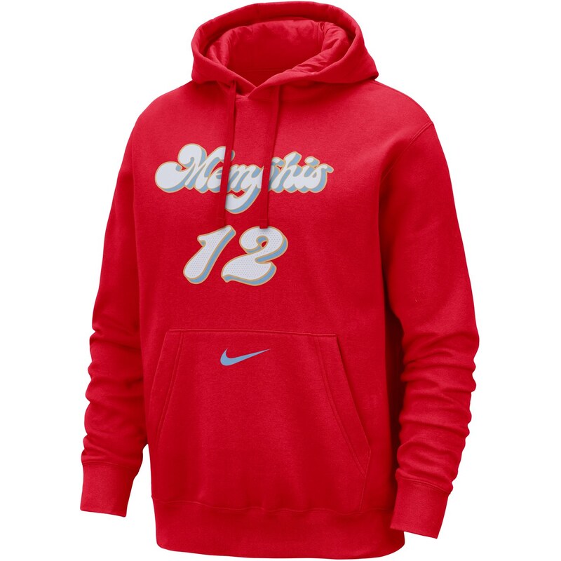 Nike NBA Ja Morant Memphis Grizzlies Club City Edition Hoodie - Pánske 66359757