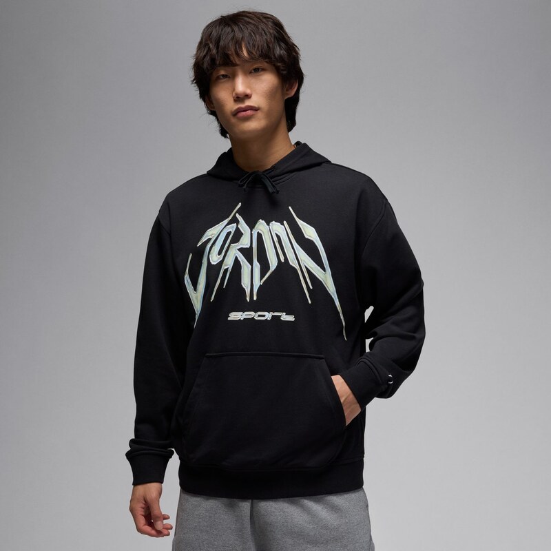 Jordan Sport Crossover Fleece Dri-FIT Pullover Hoodie Black - Pánske - 66359833