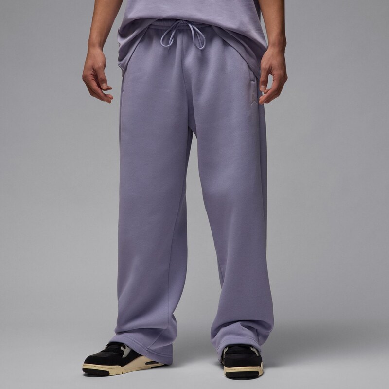 Jordan Brooklyn Fleece Oversized Open-Hem Pants Indigo Haze - Pánske - 66359846
