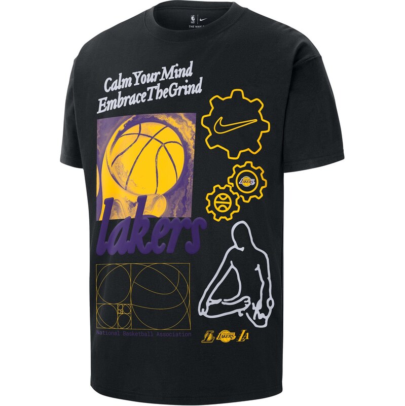 Nike NBA Max90 Los Angeles Lakers Courtside Tee - Pánske - Tričko Nike 66359904
