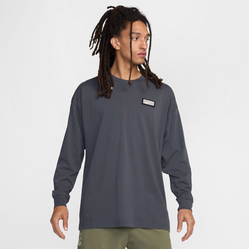 Nike Devin Booker Long-Sleeve Basketball Tee Anthracite - Pánske - 66359979