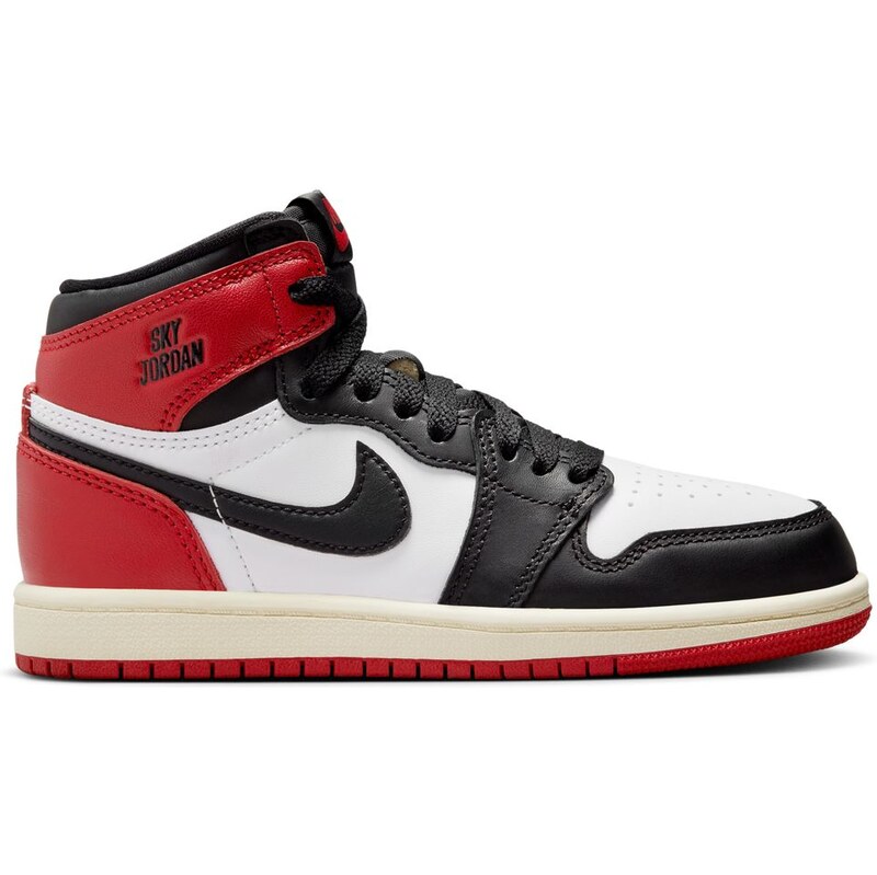 Air Jordan 1 Retro High OG Black Toe (PS) - Detské - Tenisky Jordan - 66360018