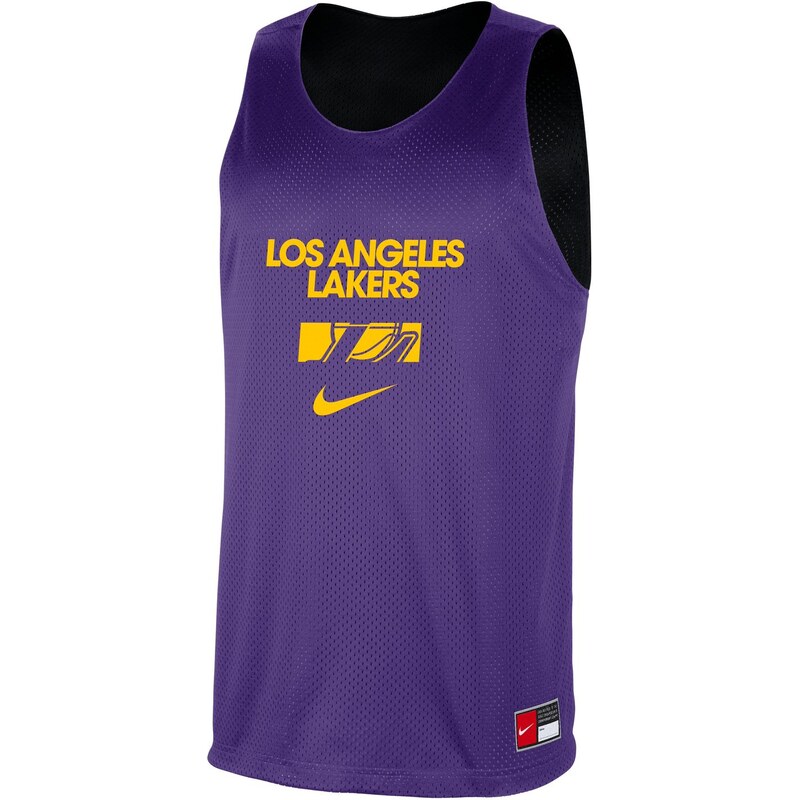 Nike NBA Los Angeles Lakers Courtside Mesh Practice Jersey - Pánske - 66360127