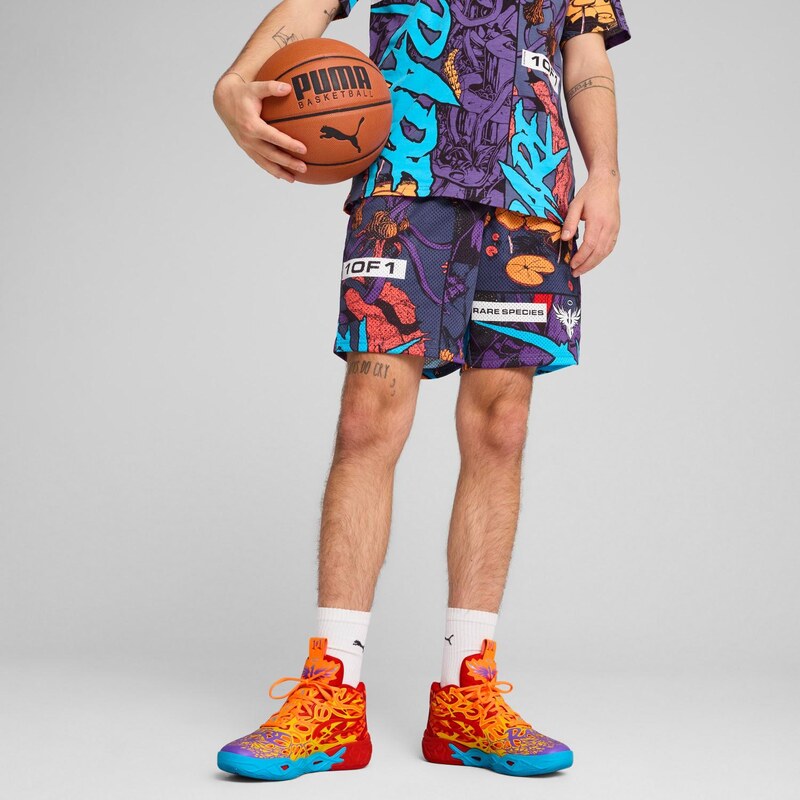 Puma x LaMelo Phoenix Blue Crystal Shorts - Pánske - Kraťasy Puma - 66360420