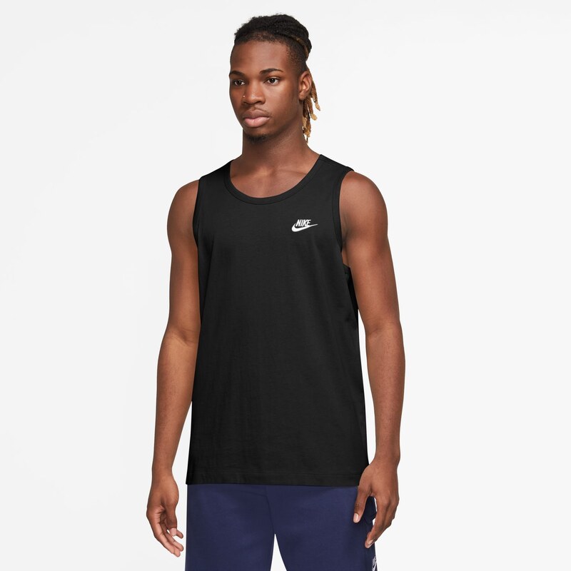 Nike Sportswear Club Tank Black - Pánske - Tričko Nike - Čierne - 66360454