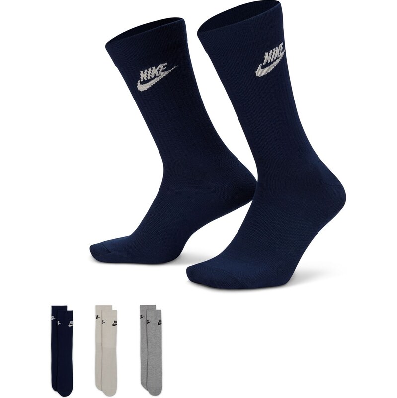 Nike Sportswear Everyday Essential Crew 3-Pack Socks Multi-Color - 66360468