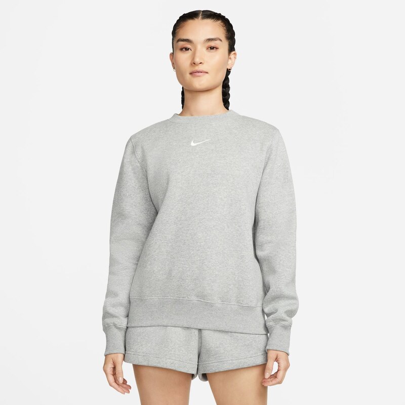 Nike Sportswear Phoenix Fleece Wmns Crew-Neck Sweatshirt Heather Grey 66360485