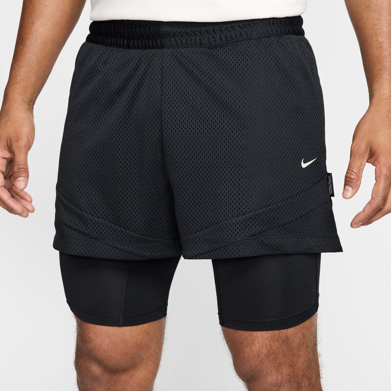 Nike Icon Dri-FIT 4 2-in-1 Basketball Shorts Black - Pánske - Kraťasy 66360505
