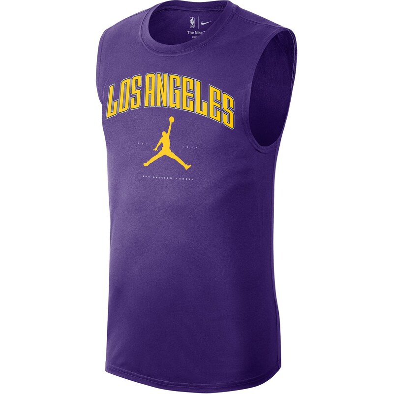 Jordan NBA Los Angeles Lakers Sleeveless Top Field Purple - Pánske - 66360548