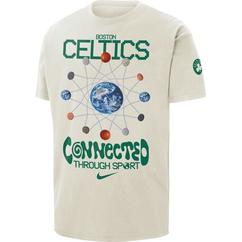 Nike NBA Max90 Boston Celtics Courtside Tee Pure - Pánske - Tričko 66360569