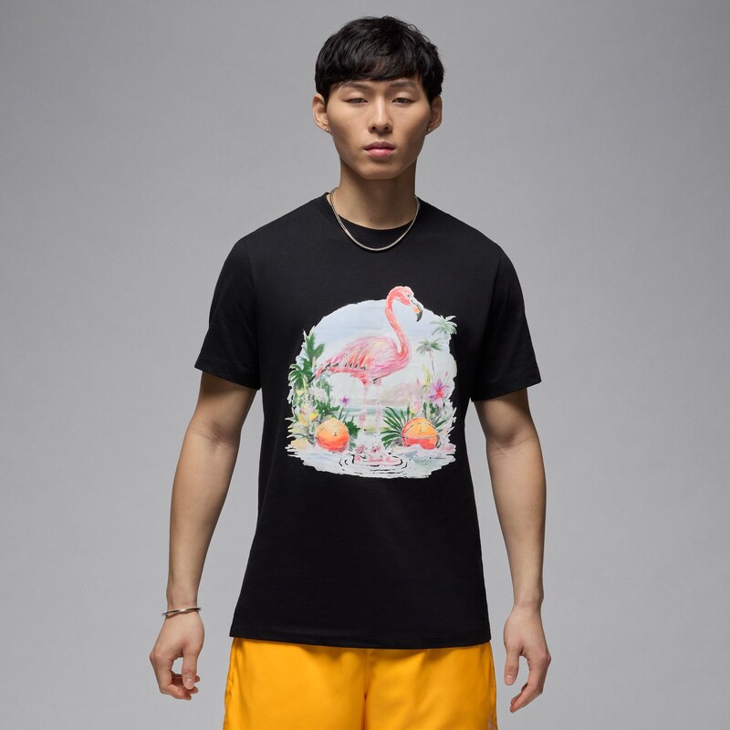 Jordan Flight Essentials Flamingo Tee Black - Pánske - Tričko Jordan - 66360740
