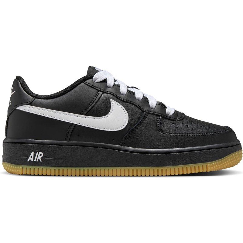 Nike Air Force 1 LV8 Black Gum (GS) - Detské - Tenisky Nike - Čierne - 66360781