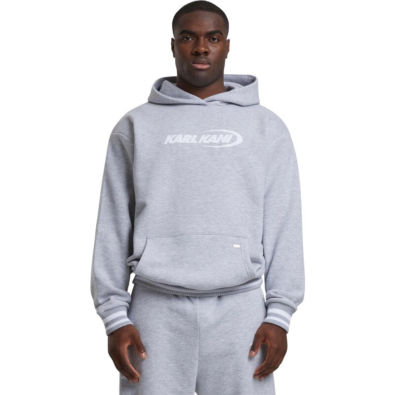 Karl Kani Ellipse Hoodie Grey - Pánske - Mikina Karl Kani - Sivé - 66360846