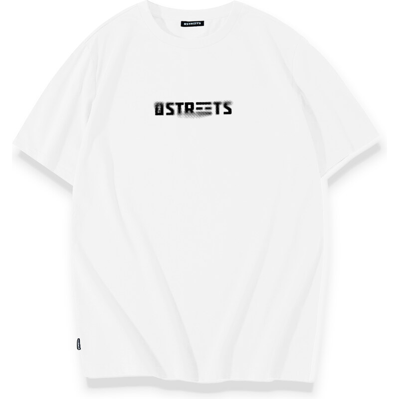 The Streets Halftone Tee White - Pánske - Tričko The Streets - Biele - 66360875