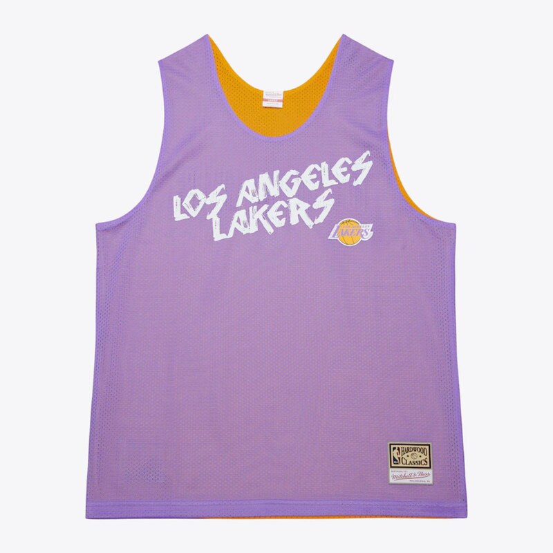 Mitchell & Ness NBA Team Glory Reversible Mesh Lakers Top - Pánske - 66361071