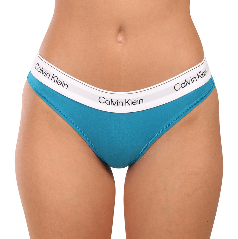 Dámske nohavičky brazilky Calvin Klein modré (QF8522-YTM) 3 65392204
