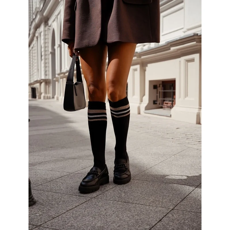 Pruhované podkolienky Milena 1610-001 66783282
