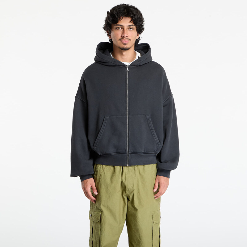 Mikina Palm Angels Gd Curved Logo Zip Hoody Vintage Black/ Black XL 65392968