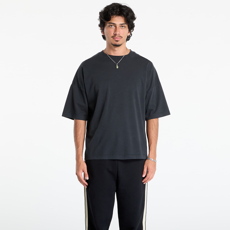 Tričko Palm Angels Curved Logo Loose Collar Tee Vintage Black/ Black M 65392993