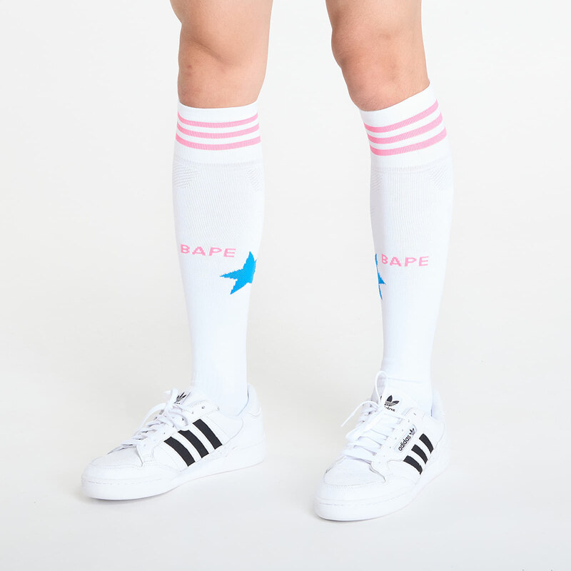 adidas Originals Ponožky adidas x BAPE FB Socks 1-Pack White L 65384310