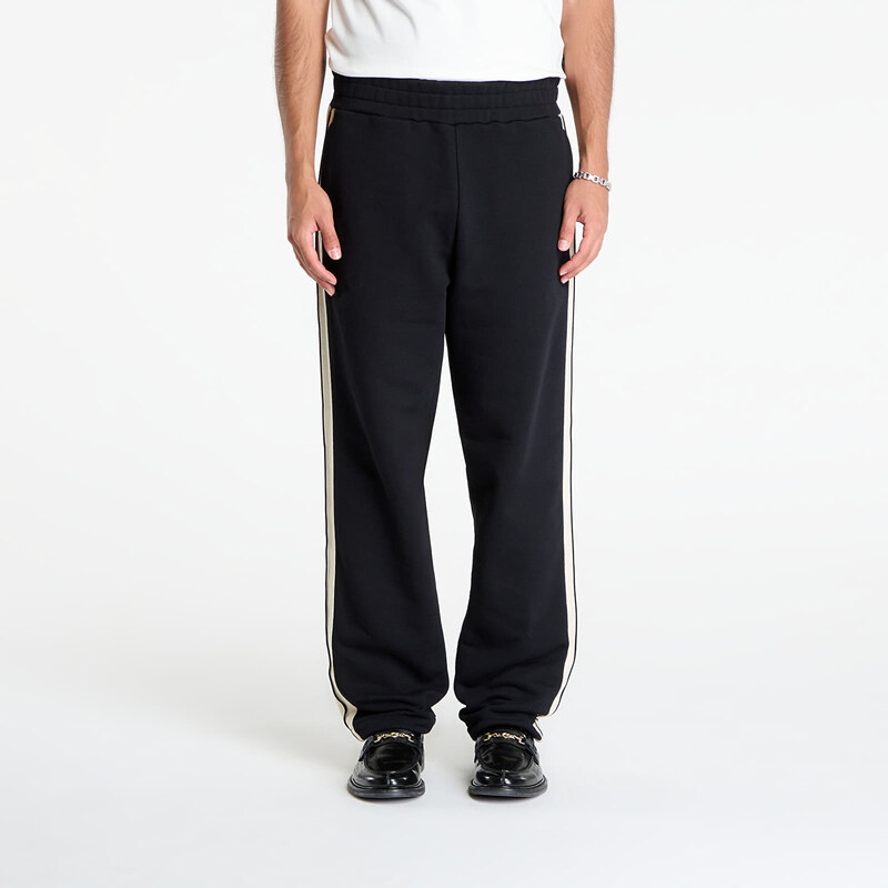 Tepláky Palm Angels Curved Logo Track Sweatpants Black/ Off White S 65392975