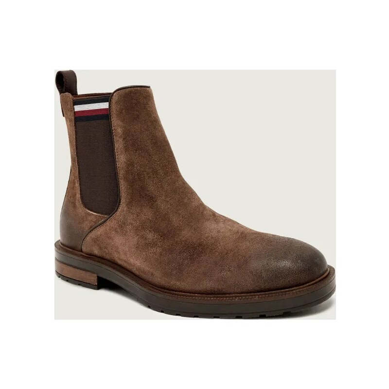 Tommy Hilfiger Jazdecké topánky Chelsea | semiš 65319013
