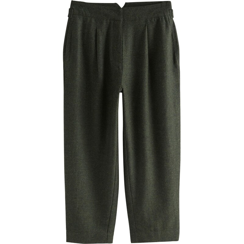 Next Plisované nohavice N. Premium jedľová 65394607