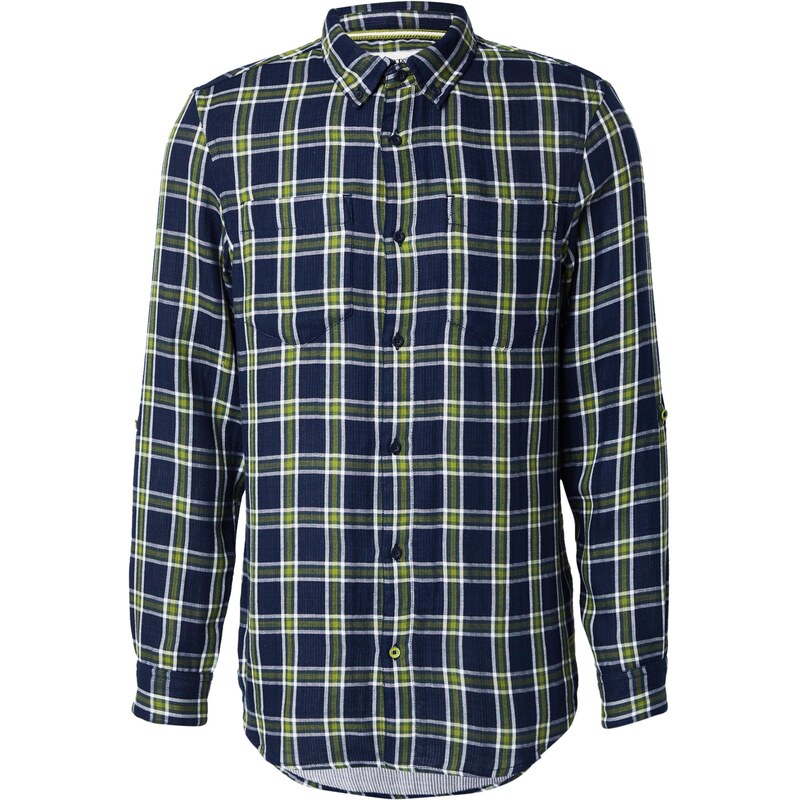 SCOTCH & SODA Košeľa tmavomodrá / kiwi / biela 65892936