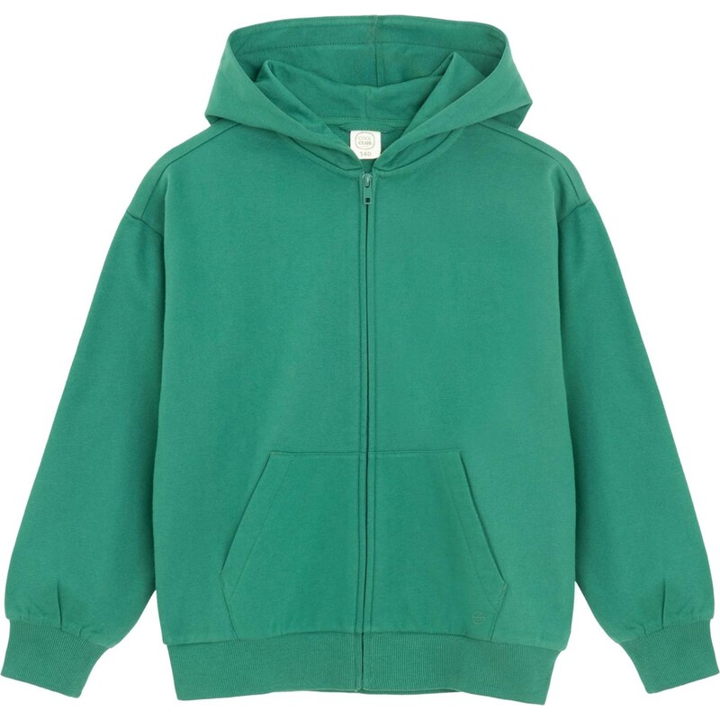 Cool Club Tepláková bunda tmavozelená 65662991