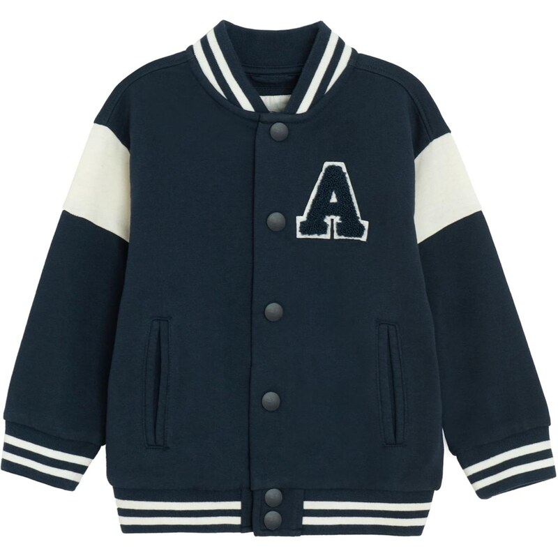 Cool Club Tepláková bunda námornícka modrá / biela 65663017