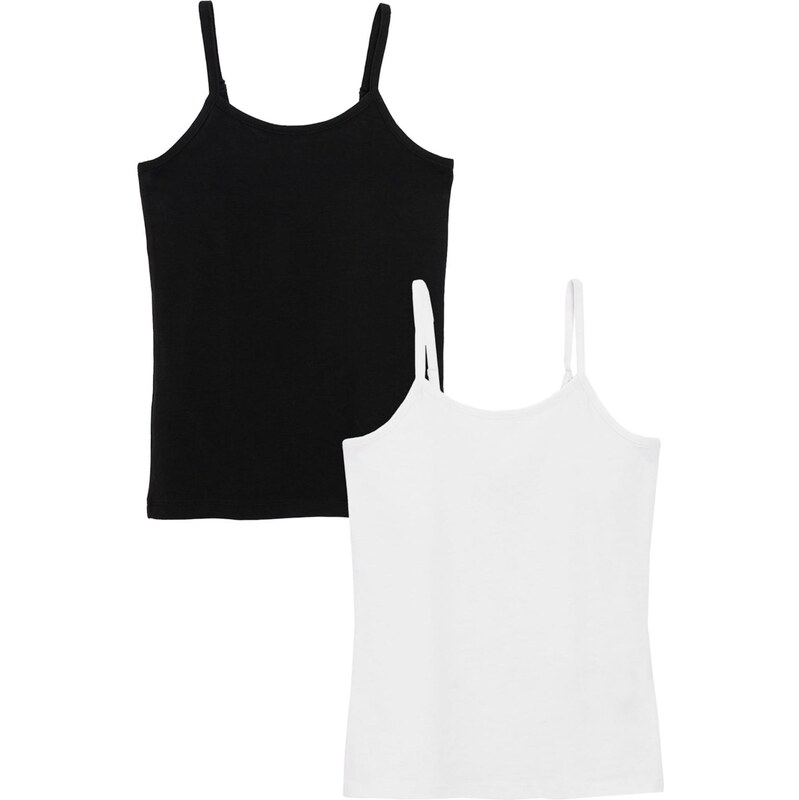 Cool Club Top čierna / biela 65891229