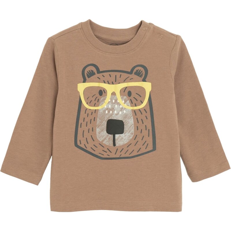 Cool Club Tričko tmavomodrá / hnedá / svetložltá / čierna 66009188