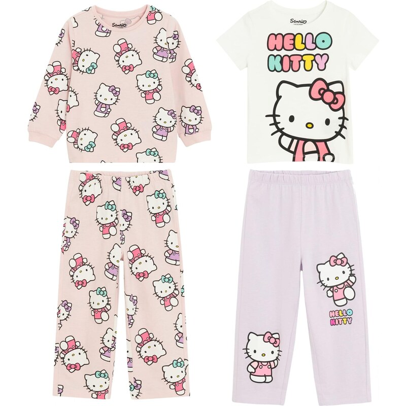 Cool Club Pyžamo svetlomodrá / žltá / svetlofialová / ružová / biela 65415243