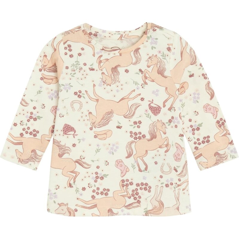 Cool Club Tričko béžová / biela 65891242