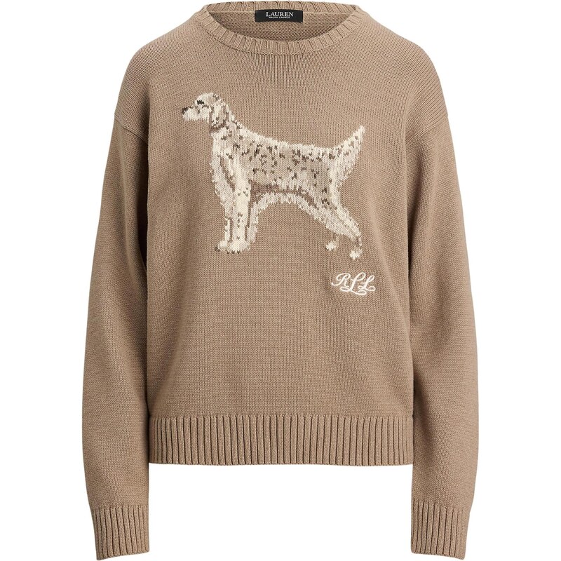 Lauren Ralph Lauren Petite Sveter Riednee béžová / hnedá 65394918