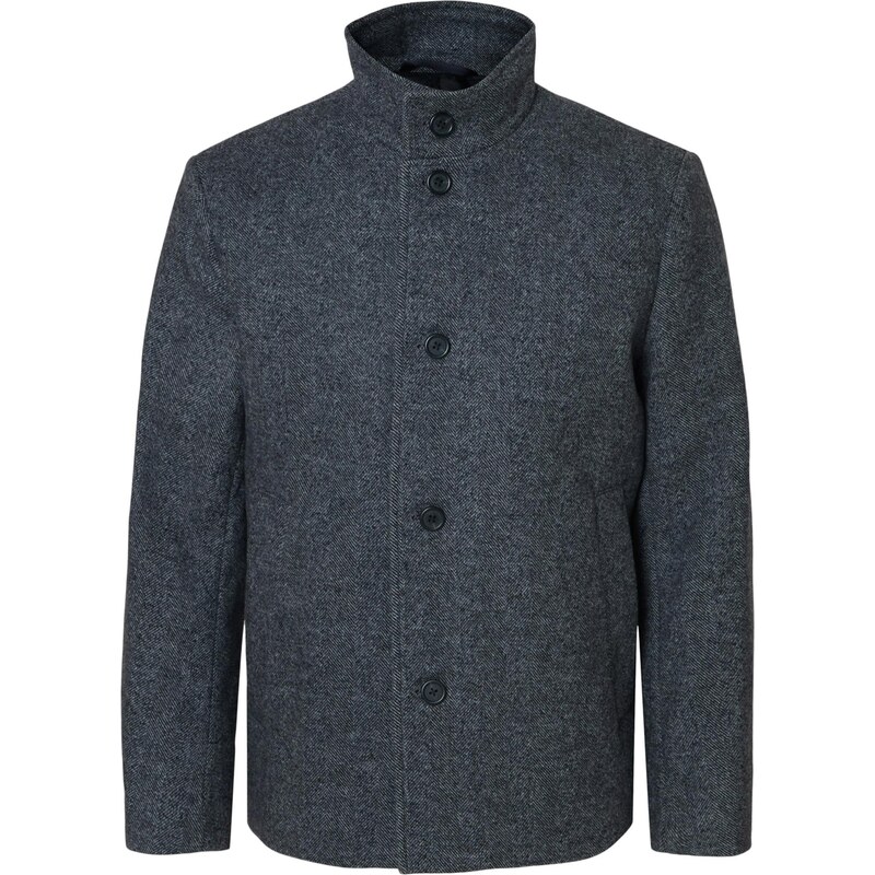 SELECTED Prechodná bunda SLHRainar dymovo modrá / čierna 65436520