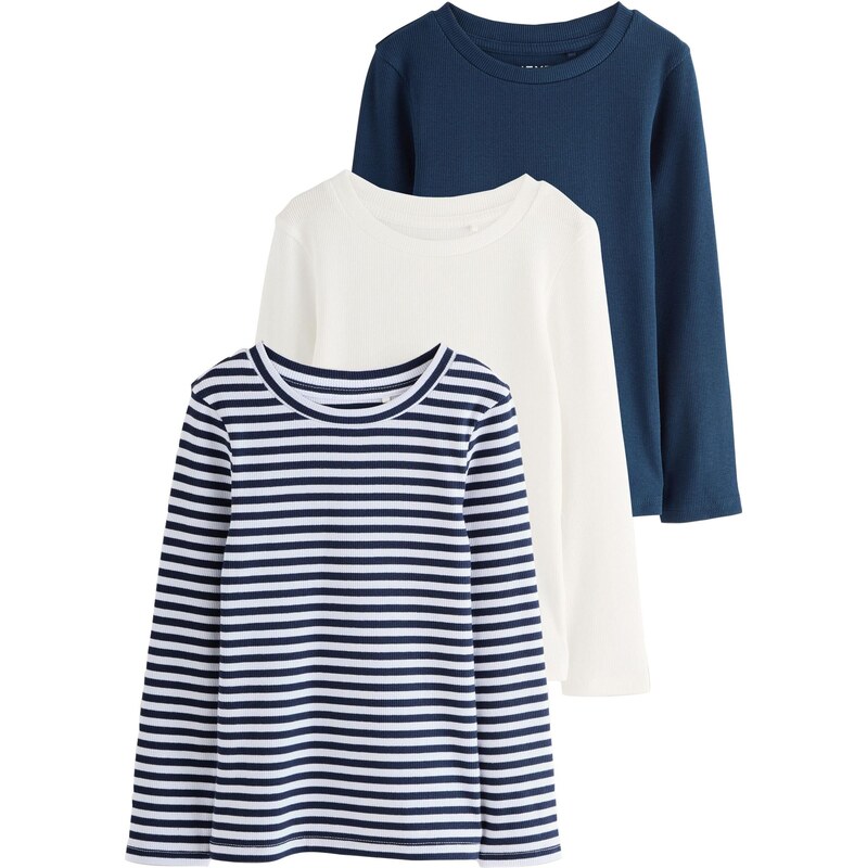 Next Tričko námornícka modrá / biela 65889611