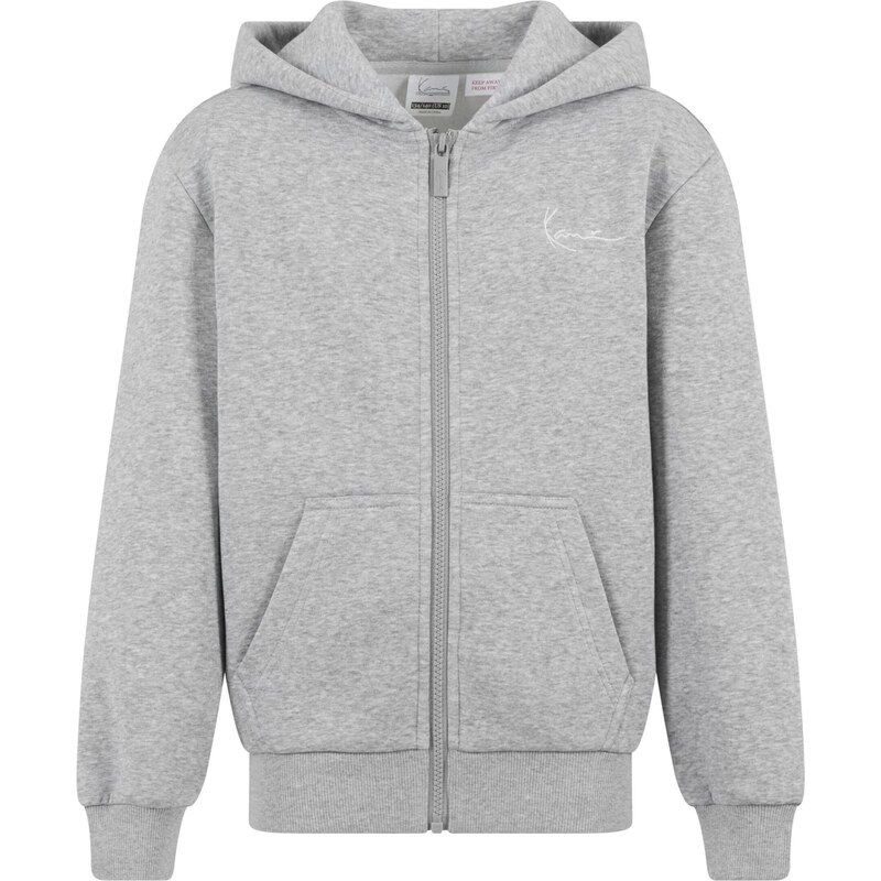 Karl Kani Tepláková bunda Essential sivá melírovaná 66916210