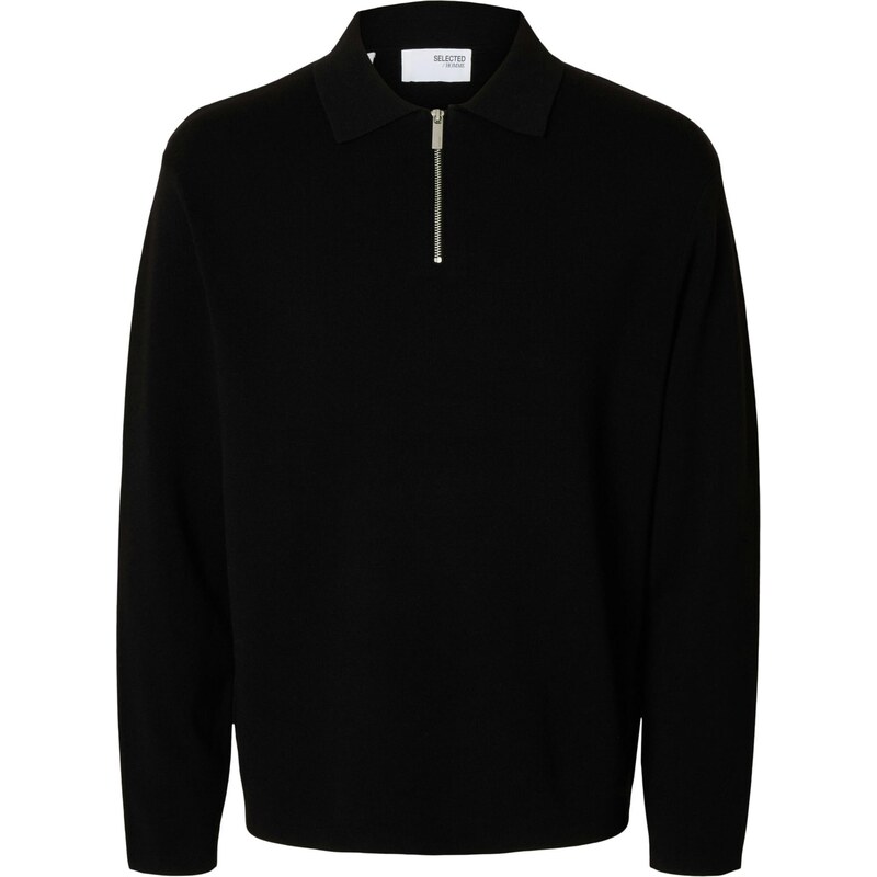 SELECTED Sveter SLHTeller čierna 66009133