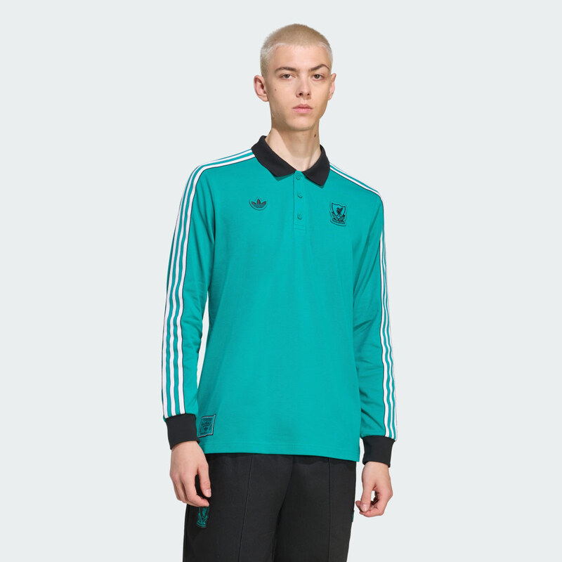 Adidas Polokošeľa s dlhým rukávom Liverpool FC Terrace Icons 65395038