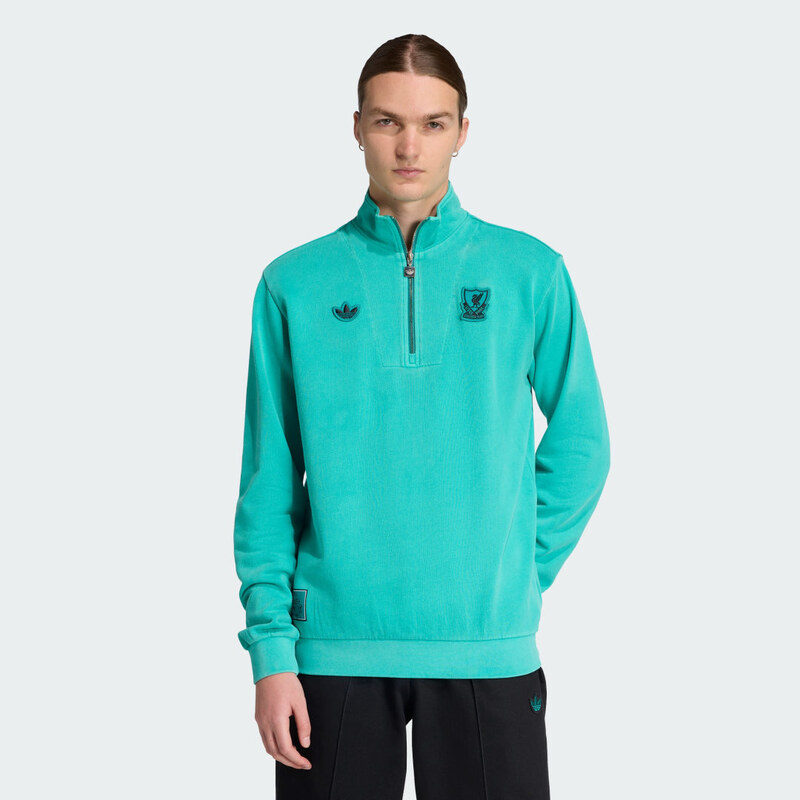 Adidas Top Liverpool FC Terrace Icons Half-Zip 65395049