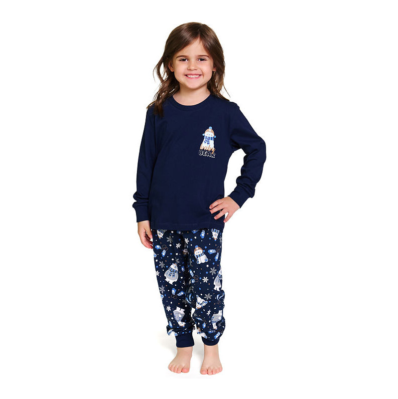 DN Nightwear Detské pyžamo Baby Bear tmavomodré 65476916