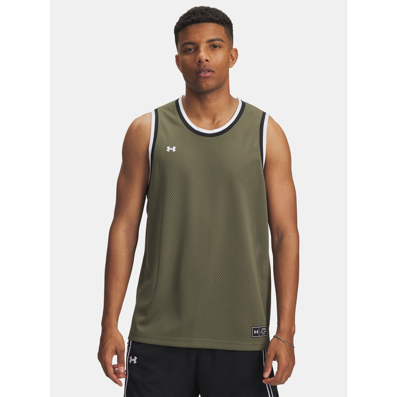 Mens Under Armour UA Zone Pro Mesh Tank Top-GRN - Mens 65459187