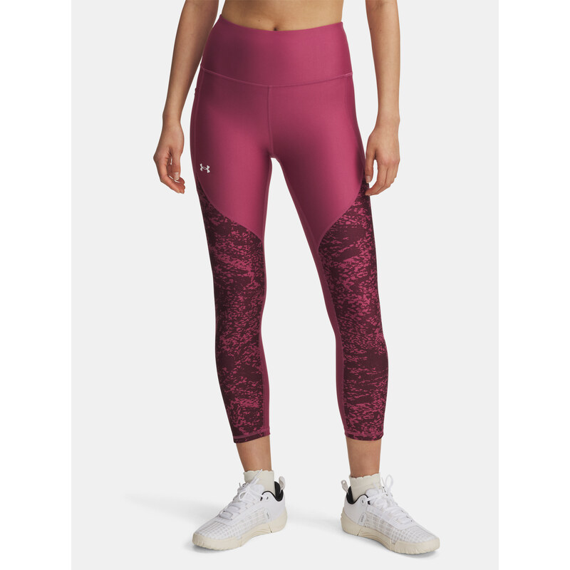 Under Armour Tech Print Panel Ankle Leg-RED Leggings - Womens 65459251